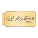 Gold-plating over Sterling Silver Al Kaline Hall of Fame Signature Epoxy Money Clip