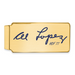 Gold-plating over Sterling Silver Al Lopez Hall of Fame Signature Epoxy Money Clip