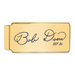 Gold-plating over Sterling Silver Bobby Doerr Hall of Fame Signature Epoxy Money Clip