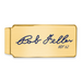 Gold-plating over Sterling Silver Bob Feller Hall of Fame Signature Epoxy Money Clip