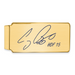 Gold-plating over Sterling Silver Craig Biggio Hall of Fame Signature Epoxy Money Clip