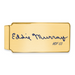 Gold-plating over Sterling Silver Eddie Murray Hall of Fame Signature Epoxy Money Clip