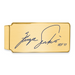 Gold-plating over Sterling Silver Fergie Jenkins Hall of Fame Signature Epoxy Money Clip