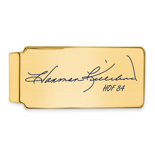 Gold-plating over Sterling Silver Harmon Killebrew Hall of Fame Signature Epoxy Money Clip