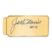 Gold-plating over Sterling Silver John JACK Morris Hall of Fame Signature Epoxy Money Clip