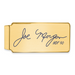 Gold-plating over Sterling Silver Joe Morgan Hall of Fame Signature Epoxy Money Clip