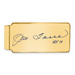 Gold-plating over Sterling Silver Joe Torre Hall of Fame Signature Epoxy Money Clip