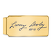 Gold-plating over Sterling Silver Larry Doby Hall of Fame Signature Epoxy Money Clip