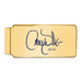 Gold-plating over Sterling Silver Larry Walker Hall of Fame Signature Epoxy Money Clip