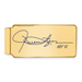Gold-plating over Sterling Silver Roland ROLLIE Fingers Hall of Fame Signature Epoxy Money Clip