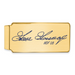 Gold-plating over Sterling Silver Rich GOOSE Gossage Hall of Fame Signature Epoxy Money Clip