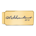 Gold-plating over Sterling Silver Al RED Schoendienst Hall of Fame Signature Epoxy Money Clip