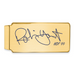 Gold-plating over Sterling Silver Robin Yount Hall of Fame Signature Epoxy Money Clip