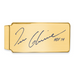 Gold-plating over Sterling Silver Tom Glavine Hall of Fame Signature Epoxy Money Clip