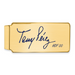 Gold-plating over Sterling Silver Atanasio TONY Perez Hall of Fame Signature Epoxy Money Clip
