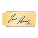 Gold-plating over Sterling Silver Tim Raines Hall of Fame Signature Epoxy Money Clip