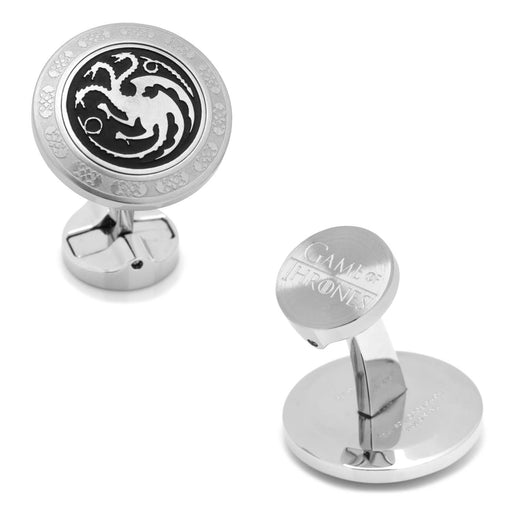 Targaryen Filigree Stainless Steel Cufflinks