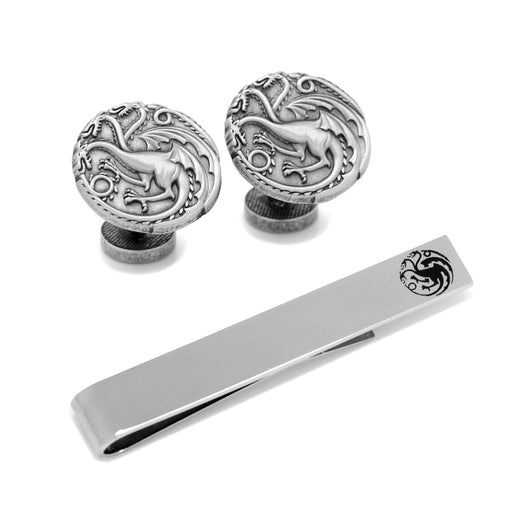 Game of Thrones Targaryen Cufflinks and Tie Bar Gift Set