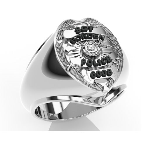 Police and Law Enforcement Rings, Custom Designs Available — Sports ...