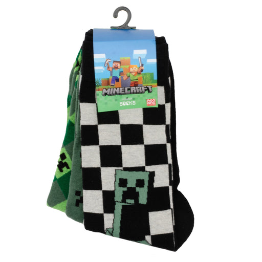 Minecraft Creeper Men's Sock Set