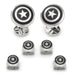 Captain America Shield Stainless Steel Stud Set