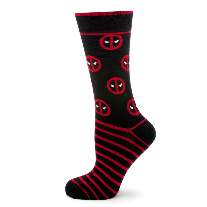 Deadpool Stripe Black Socks
