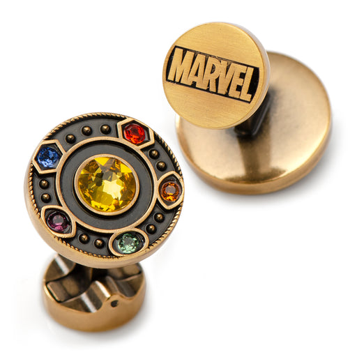 Infinity Stones Antique Gold Cufflinks by Marvel
