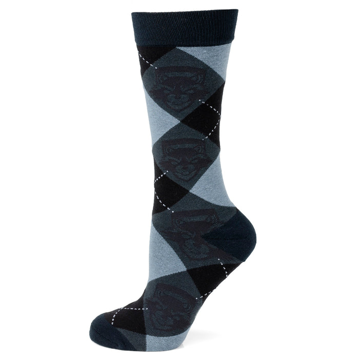 Rocket Argyle Blue Men's Socks