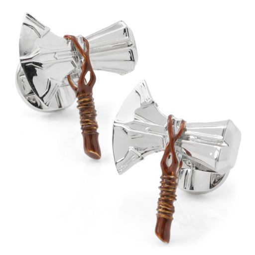 3D Stormbreaker Silver Cufflinks