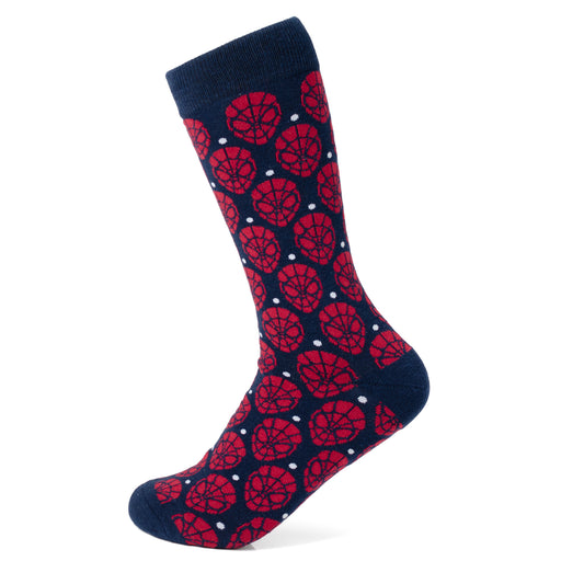 Spider-Man Dot Red and Navy Socks