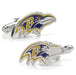 Baltimore Ravens Head Cufflinks