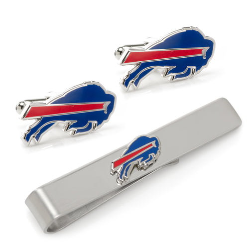 Buffalo Bills Cufflinks and Tie Bar Gift Set