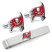 Tampa Bay Buccaneers Cufflinks and Tie Bar Gift Set