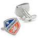 The FC Cincinnati Cufflinks with the front and back view images.