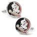 Florida State Seminole Head Cufflinks