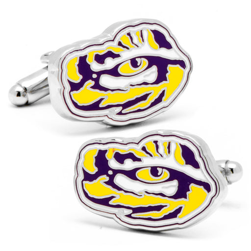 LSU Tiger's Eye Cufflinks