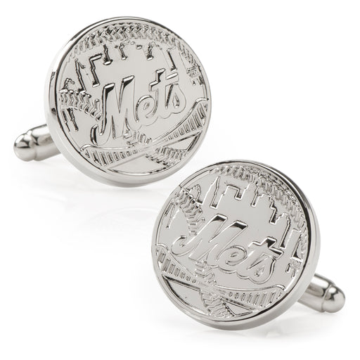 Silver Edition NY Mets Cufflinks