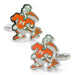 Vintage University of Miami Hurricanes Cufflinks