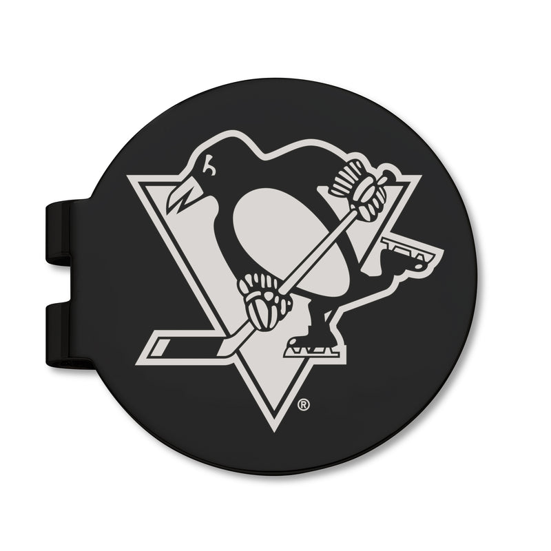 PITTSBURGH PENGUINS BLACK PREVAIL ENGRAVED MONEY CLIP