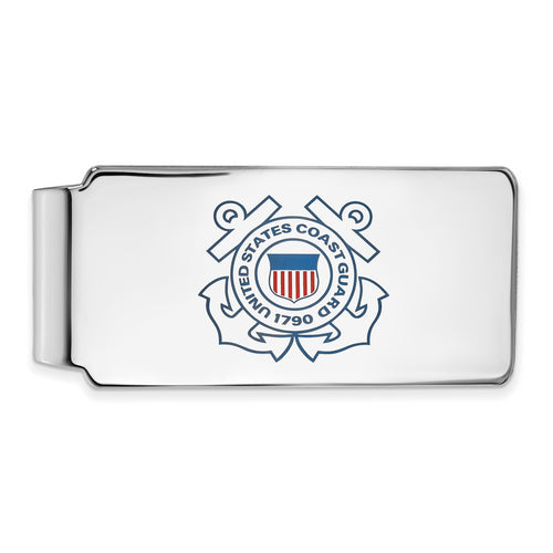 Sterling Silver U.S Coast Guard Money Clip