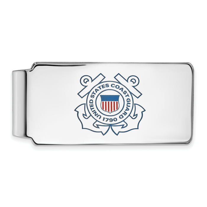 Sterling Silver U.S Coast Guard Money Clip