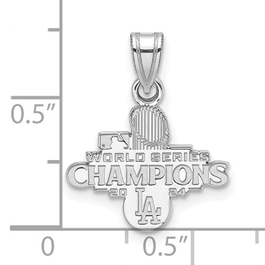 SS 2024 World Series Champions Los Angeles Dodgers Small Pendant