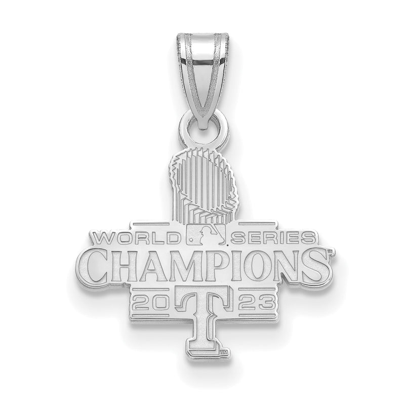 SS 2023 World Series Champions Texas Rangers Small Pendant