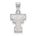 14k White Gold LogoArt Texas Tech University T-T Small Pendant