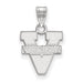 14kw University of Virginia Small Text Logo Pendant