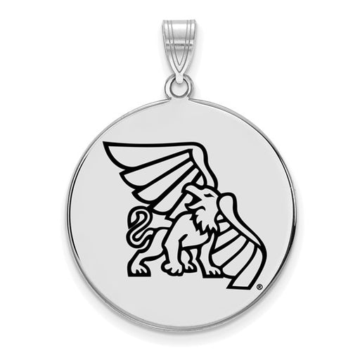 SS Missouri Western State U XL Griffon Enamel Disc Pendant