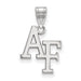 Sterling Silver Rhodium-plated LogoArt United States Air Force Academy A-F Medium Pendant