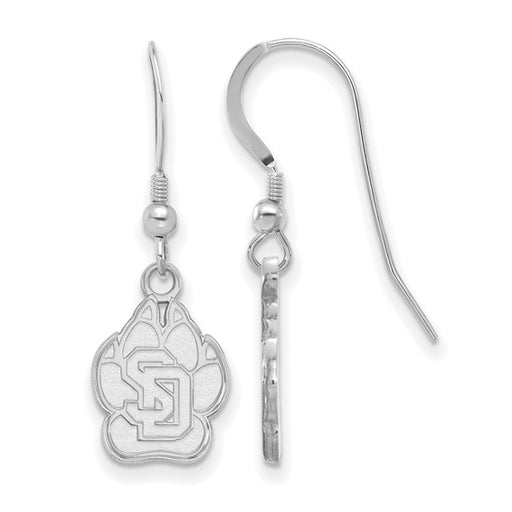 SS University of South Dakota Small Coyotes Dangle Earrings