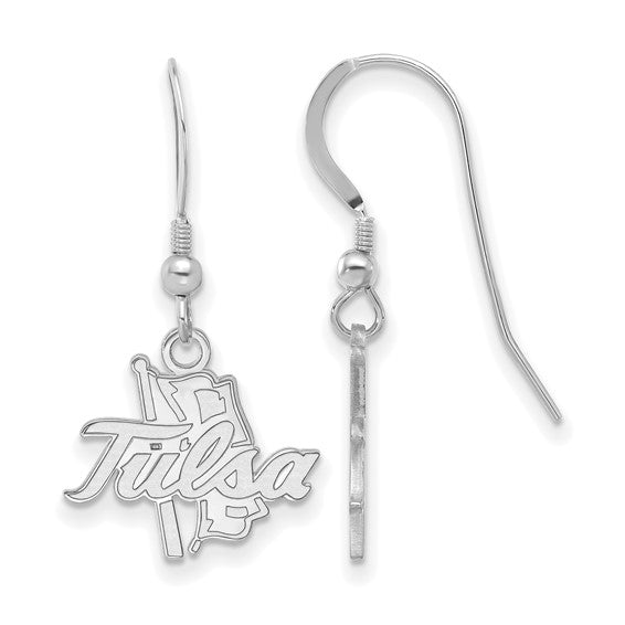 SS The University of Tulsa Golden Hurricane Small Dangle Earrings