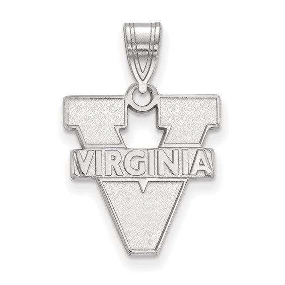 14kw University of Virginia Medium Text Logo Pendant